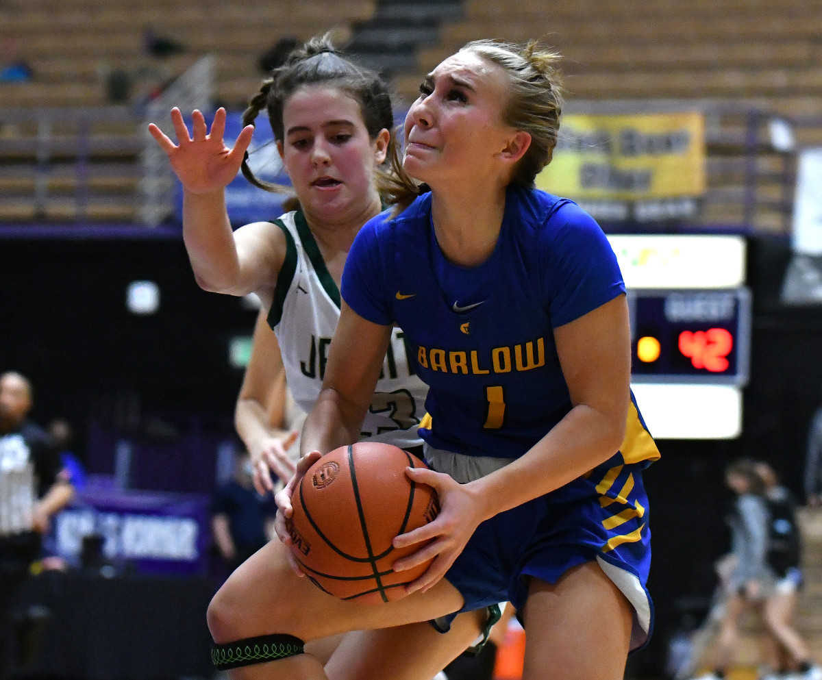 Barlow Jesuit girls basketball Taylor Balkom 38